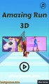 Amazing Run 3D: Menu