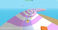 Aquapark.io: Gameplay Sliding