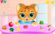 Baby Tiger Care: Kitty Eating Gameplay
