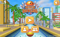 Beach Bowling 3D: Menu