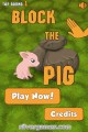 Block The Pig: Menu