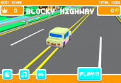 Blocky Roads: Menu Blocky Cars
