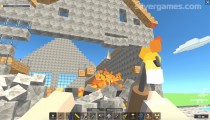 Build & Crush: Throwing Fire Destruction House