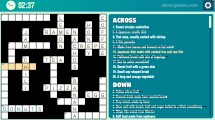 Palavras Cruzadas Casuais: Crossword Brainteaser