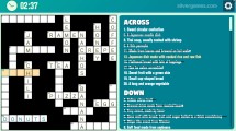 Križaljka Ležerna: Crossword Brainteaser