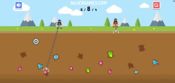 Gold Miner - 2 Player: Diamond Battle