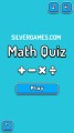 Math Quiz: Menu