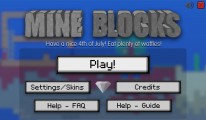 Mine Blocks: Start Screen